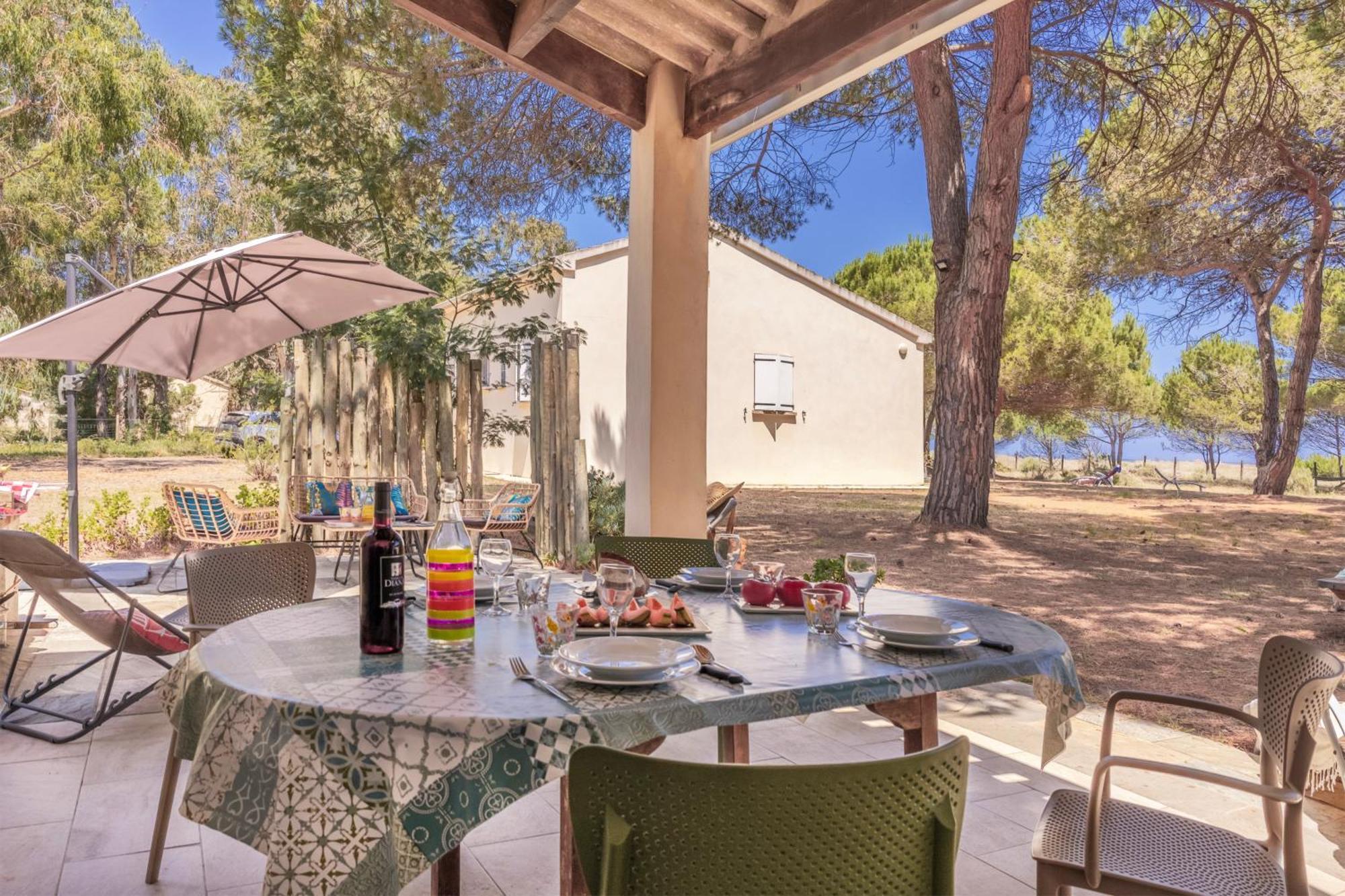 Maisons Bord De Mer- Marine De Sorbo - Gites 3 Epis พินาเรลลู ภายนอก รูปภาพ